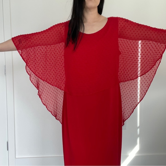 Glamour Dresses Vintage Cape Dress Poshmark